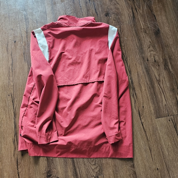 Arkansas Razorbacks Quarter-half zip Top - Cardinal Shirt/ Jacket - Picture 2 of 3